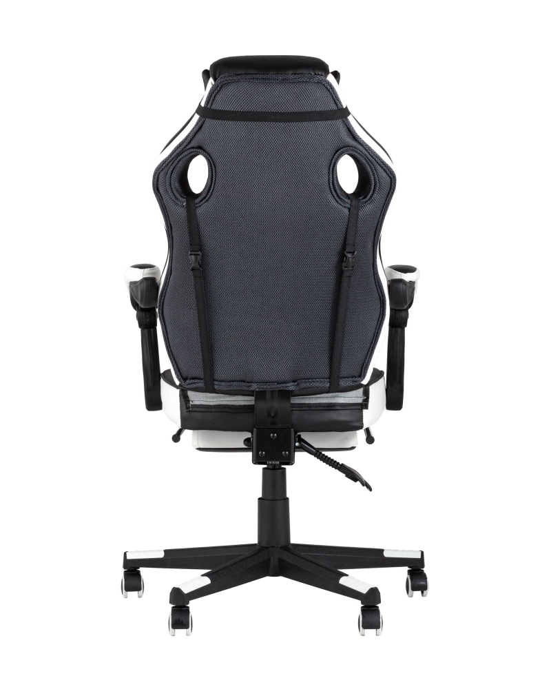 Товар Кресло игровое TopChairs Virage черно-белое SG2306