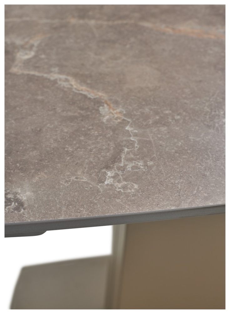 Товар Стол BALDE 120 MATT LATTE STONE SOLID CERAMIC/ TAUPE, ®DISAUR MC64094