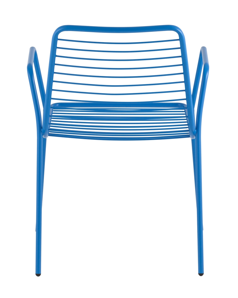 Товар Стул с подлокотниками Дели металл голубой SG12148