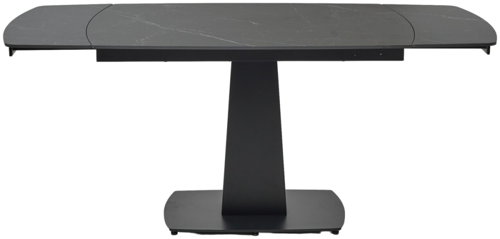 Товар Стол BALDE 120 MATT BLACK MARBLE SOLID CERAMIC / BLACK, ®DISAUR MC64096