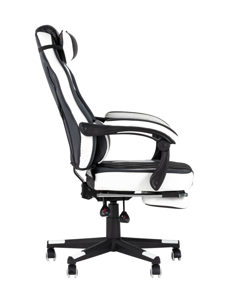 Товар Кресло игровое TopChairs Virage черно-белое SG2306