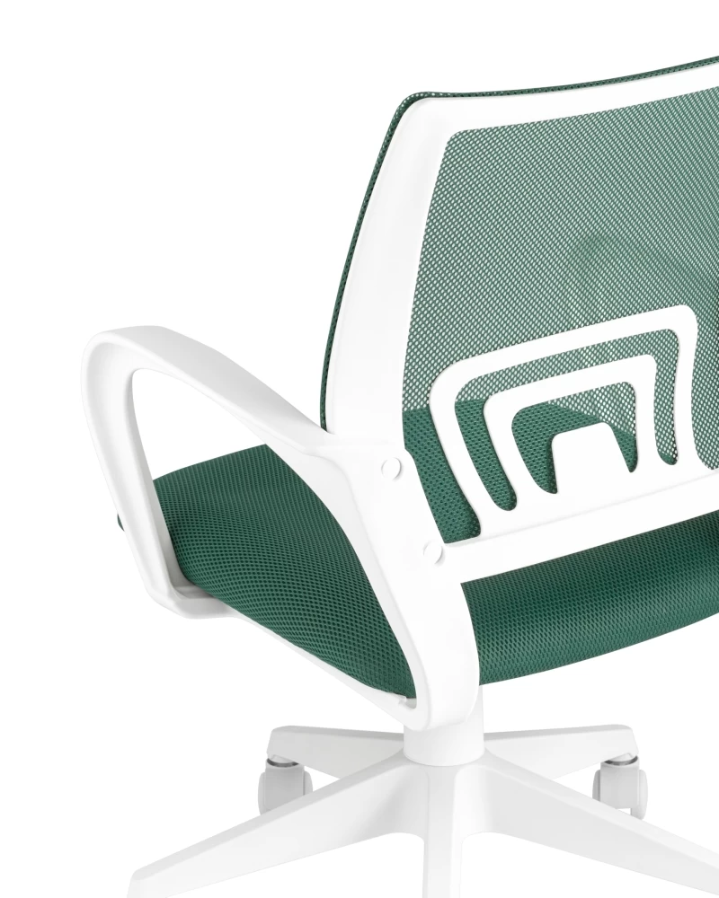 Товар Кресло офисное TopChairs ST-BASIC-W зеленый крестовина пластик белый SG4422