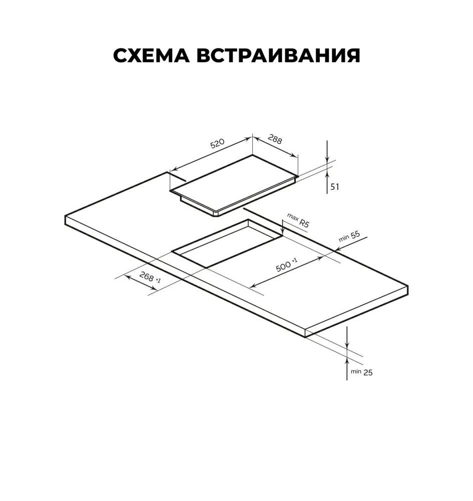 Товар Электрическая панель Варочная панель электрическая LEX EVH 321A BL